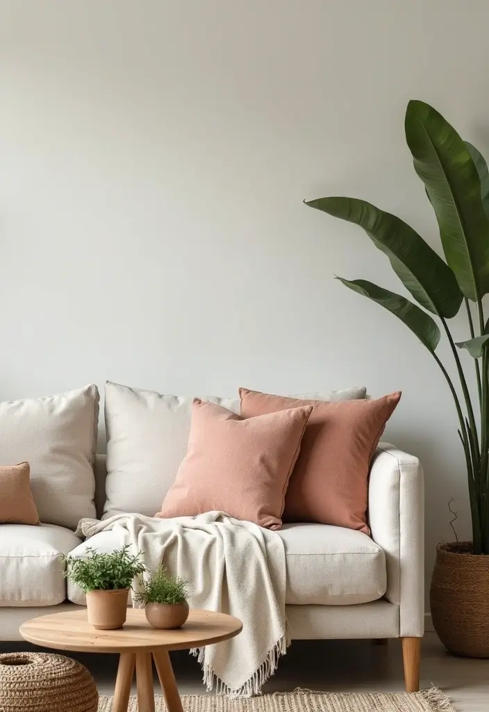 12 Bohemian Style Cushions That Will Transform Your Living Room into a Cozy Oasis! - 3. Earthy Linen Cushions