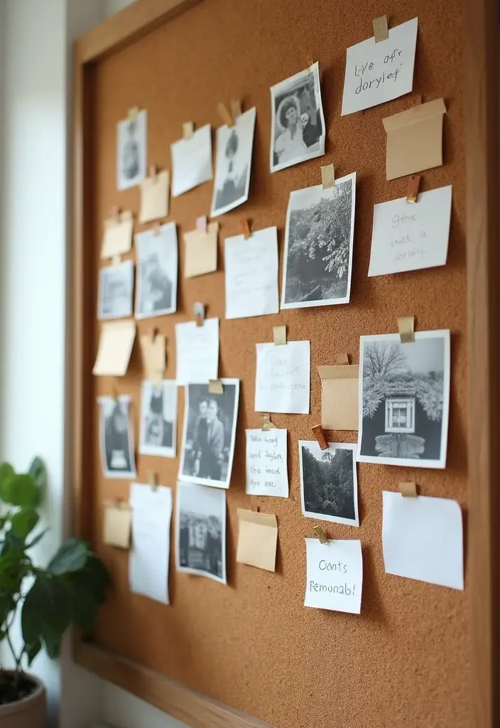 25 DIY Home Organization Projects That Will Transform Your Space (You Won't Believe #14!) - 14. Customizable Corkboard Wall