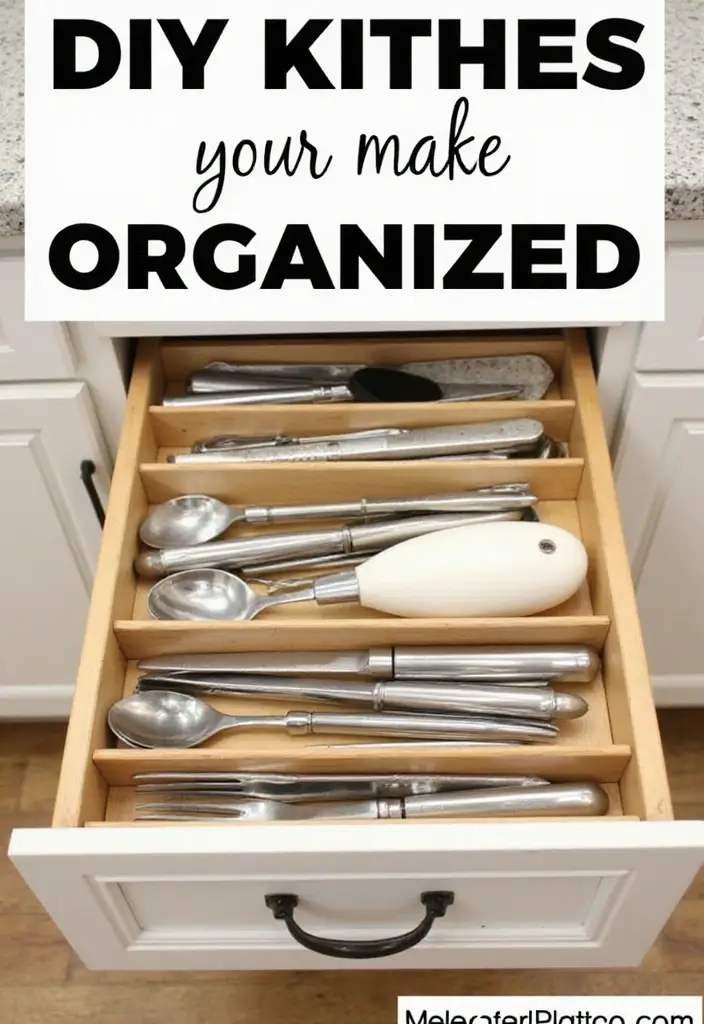 25 DIY Home Organization Projects That Will Transform Your Space (You Won't Believe #14!) - 18. Drawer Organizers