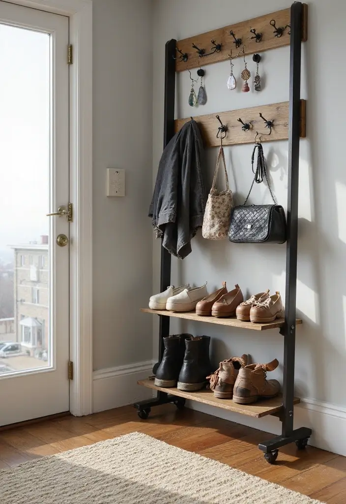 25 DIY Home Organization Projects That Will Transform Your Space (You Won't Believe #14!) - 24. Entryway Shoe Rack