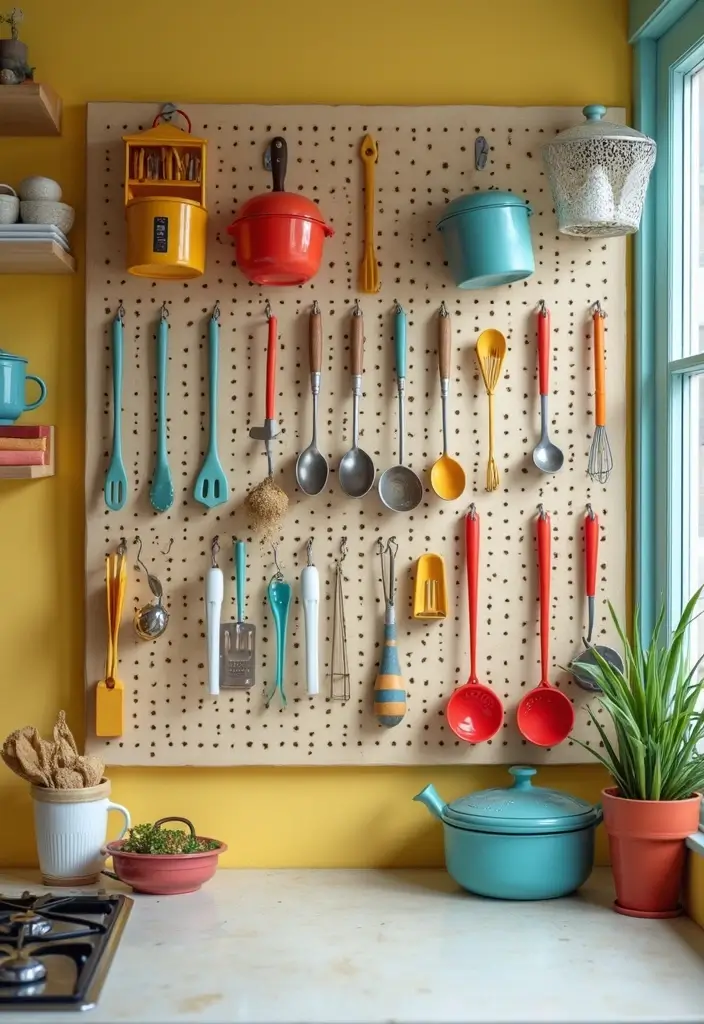 25 DIY Home Organization Projects That Will Transform Your Space (You Won't Believe #14!) - 3. Pegboard Perfection