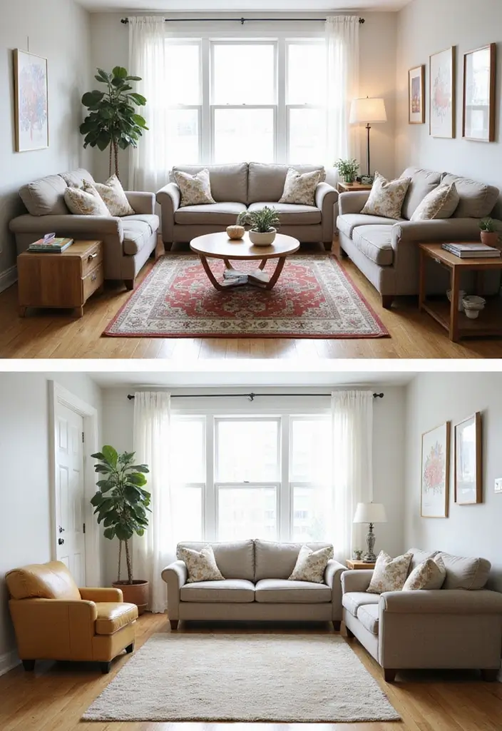 How To Instantly Upgrade Your Home Decor on a TINY Budget - 1. Reorganize Your Furniture