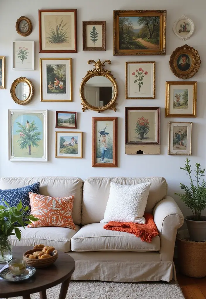 How To Instantly Upgrade Your Home Decor on a TINY Budget - 2. Create a Gallery Wall
