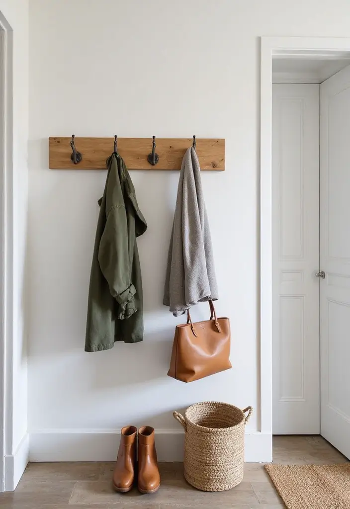 12 Minimalist Home Accessories That Will Transform Your Space (You Won't Believe #7!) - 11. Functional Wall Hooks