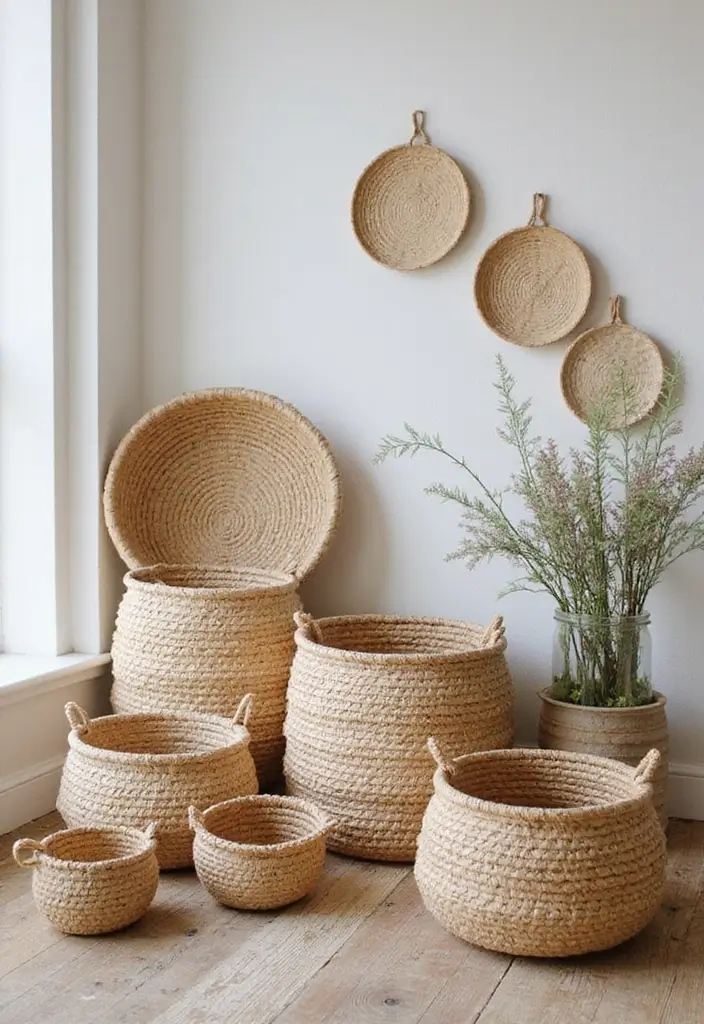 12 Minimalist Home Accessories That Will Transform Your Space (You Won't Believe #7!) - 12. Simple Woven Baskets