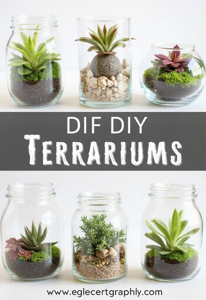 15 Mind-Blowing Eco-Friendly Decor Solutions You Can Start Today! - 7. DIY Terrariums