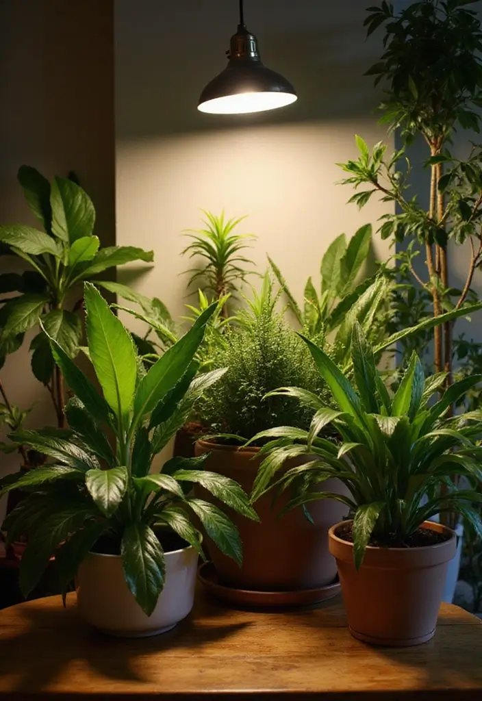 20 Stunning Indoor Plant Styling Ideas That Will Transform Your Space (You Won't Believe #7!) - 16. Use of Light