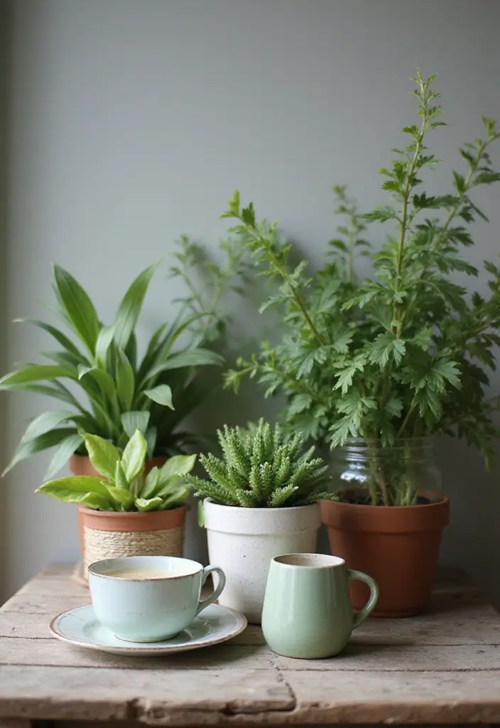 20 Stunning Indoor Plant Styling Ideas That Will Transform Your Space (You Won't Believe #7!) - 19. Repurposed Objects