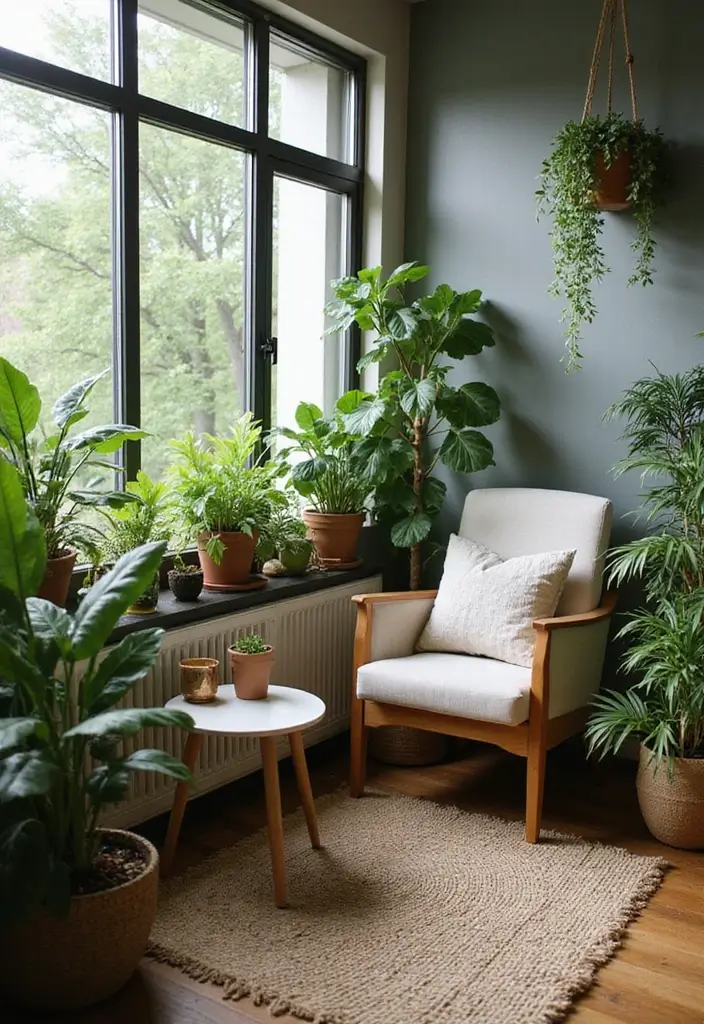 20 Stunning Indoor Plant Styling Ideas That Will Transform Your Space (You Won't Believe #7!) - 20. Personal Plant Nook