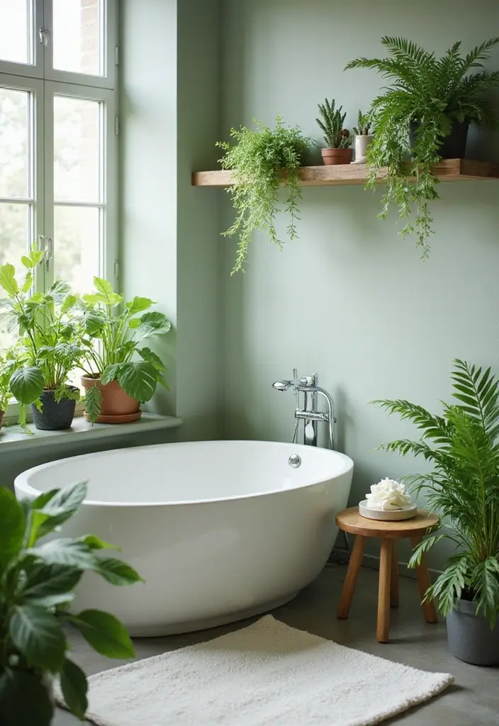 20 Stunning Indoor Plant Styling Ideas That Will Transform Your Space (You Won't Believe #7!) - 3. Bathroom Oasis