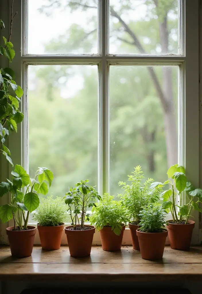 20 Stunning Indoor Plant Styling Ideas That Will Transform Your Space (You Won't Believe #7!) - 6. Window Ledge Wonderland