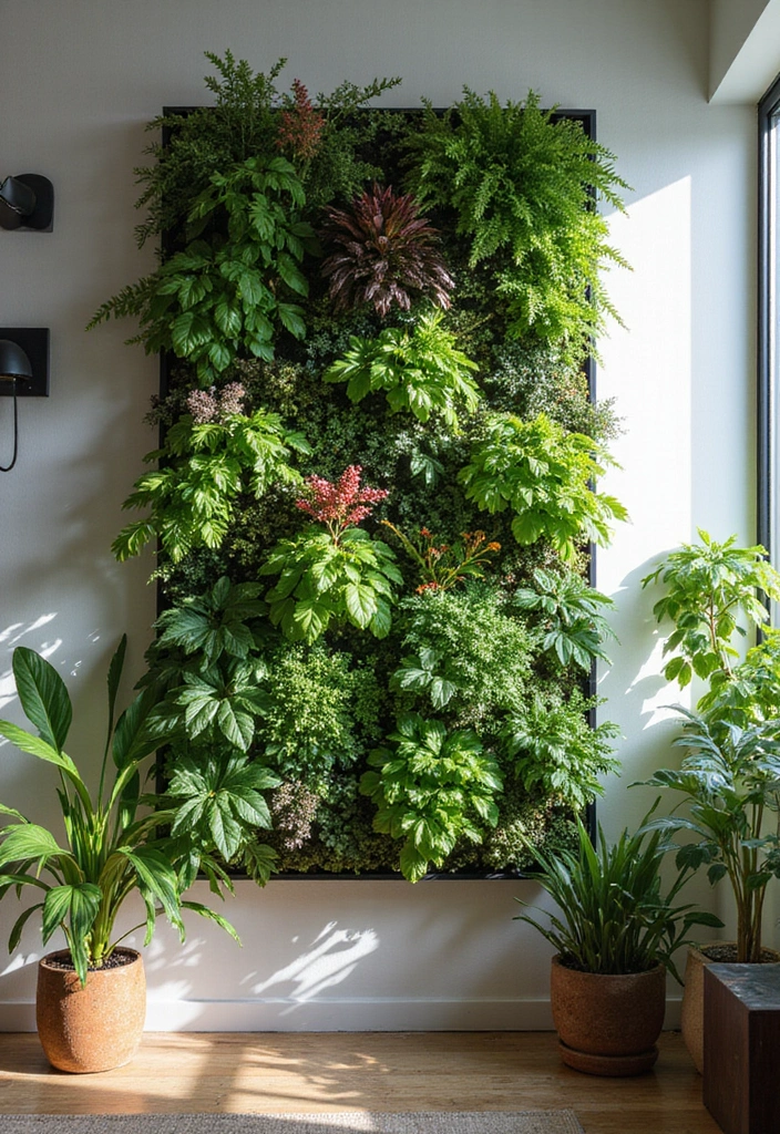 20 Stunning Indoor Plant Styling Ideas That Will Transform Your Space (You Won't Believe #7!) - 7. Indoor Vertical Garden