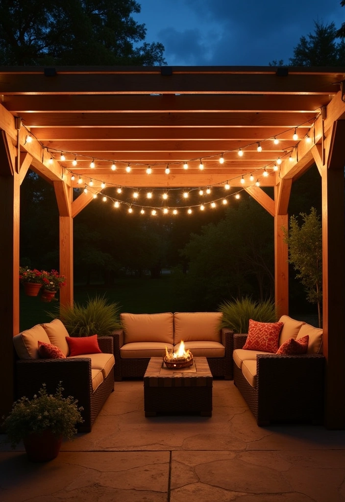 17 Patio Decor Ideas That Will Transform Your Outdoor Space Into a Summer Paradise! - 6. Enchanting String Lights