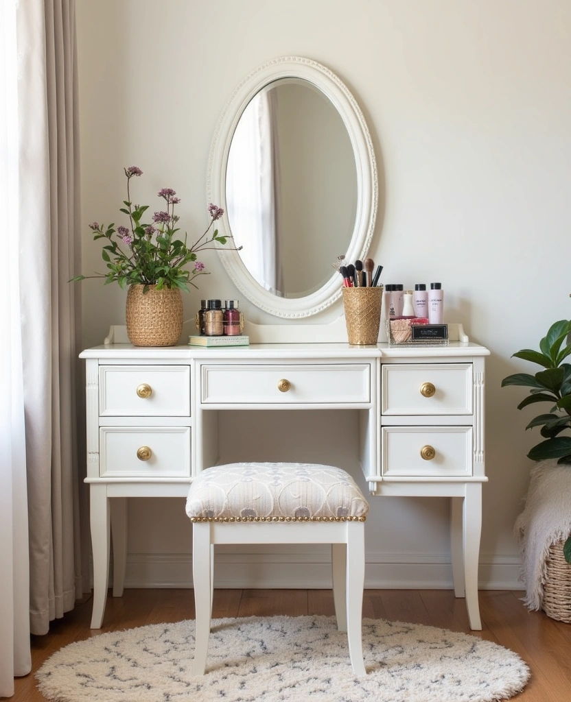 12 Stunning Vintage Furniture Restoration Projects That Will Blow Your Mind! (You Won't Believe #6!) - 5. Vintage Vanity Revival