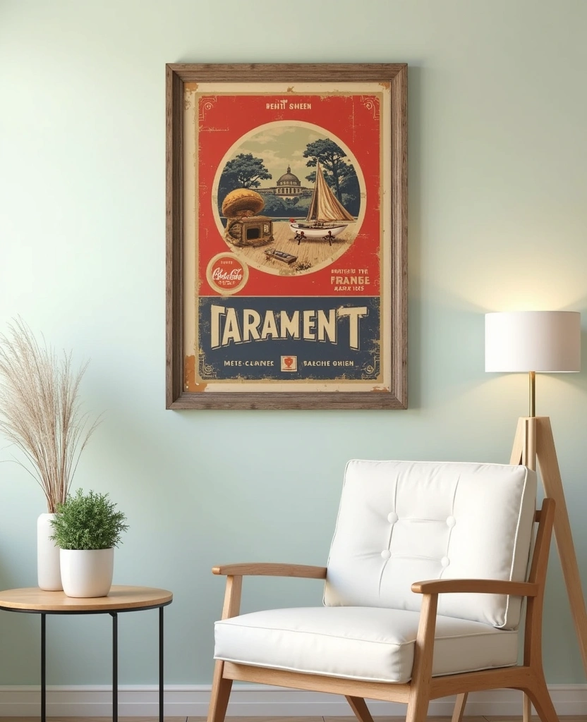 21 Stunning Modern Wall Art Ideas That Will Transform Your Space (You Won't Believe #9!) - 10. Vintage-Inspired Art