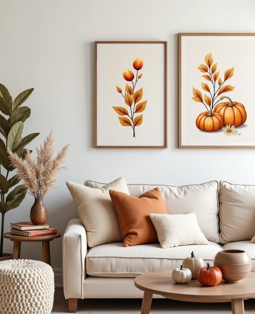 21 Stunning Modern Wall Art Ideas That Will Transform Your Space (You Won't Believe #9!) - 15. Seasonal Art Displays