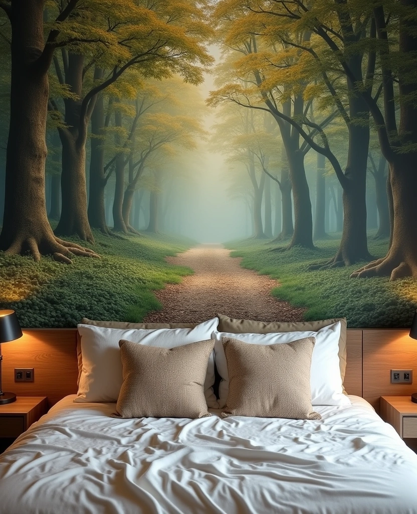 21 Stunning Modern Wall Art Ideas That Will Transform Your Space (You Won't Believe #9!) - 17. Statement Wall Mural