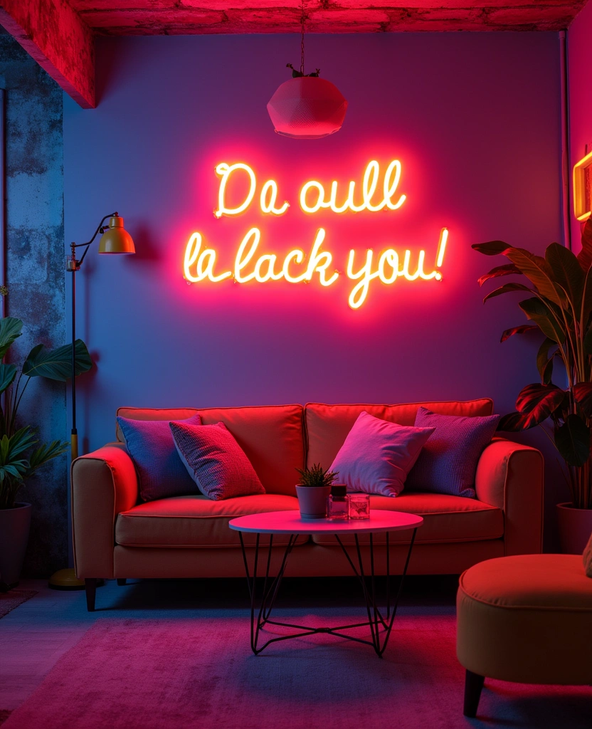 21 Stunning Modern Wall Art Ideas That Will Transform Your Space (You Won't Believe #9!) - 18. Light-Up Art