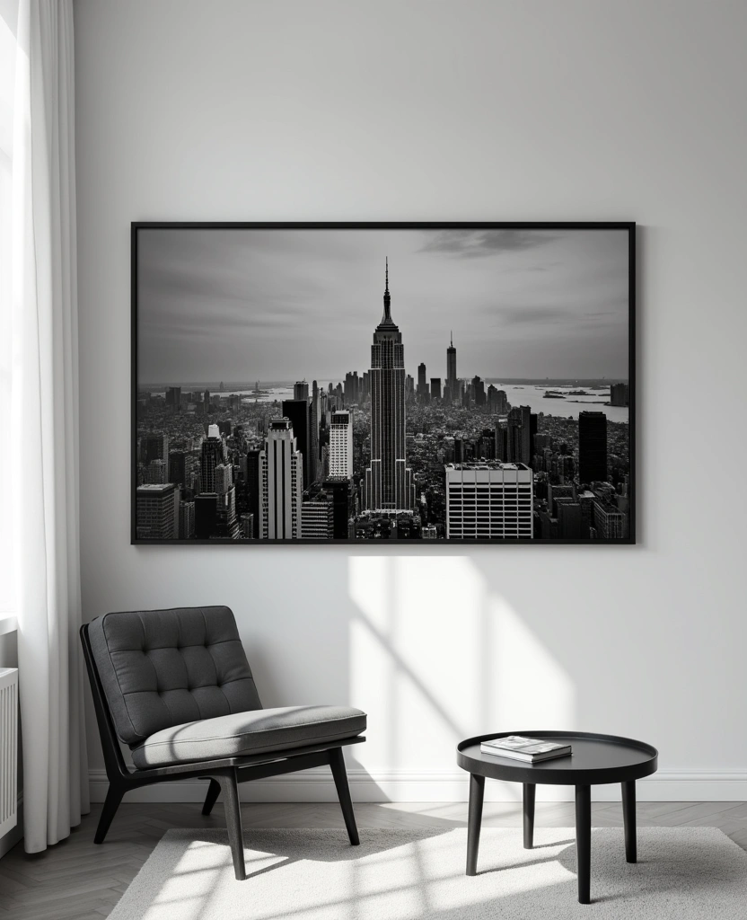 21 Stunning Modern Wall Art Ideas That Will Transform Your Space (You Won't Believe #9!) - 7. Black and White Photography