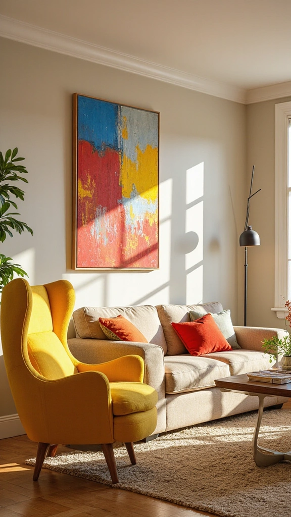 Secretly Hating Your Living Room? These Simple Decor Changes Will Spark Joy Instantly! - 12. Add a Pop of Color