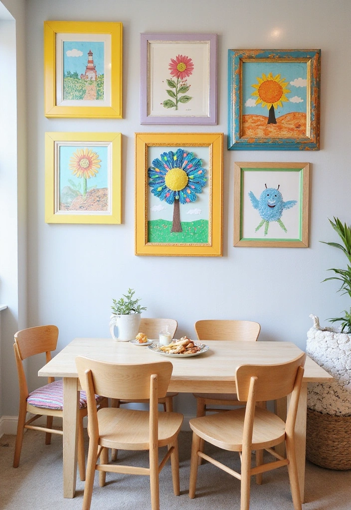 10 Genius Home Decor Hacks That Will Blow Your Mind (Seriously!) - 7. Frame Your Child's Art