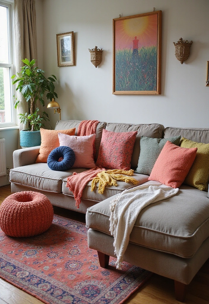 10 Genius Home Decor Hacks That Will Blow Your Mind (Seriously!) - 9. Embrace the Power of Color with Accessories