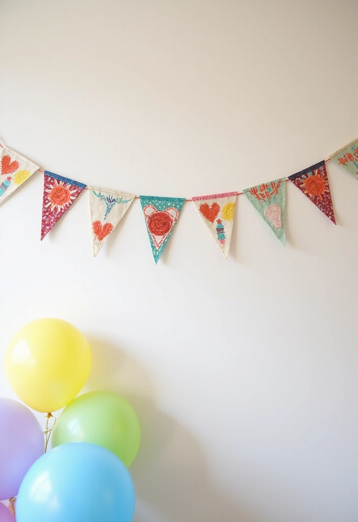 Easiest DIY Home Decor Projects EVER! (Perfect for Beginners) - 10. Easy Fabric Banners