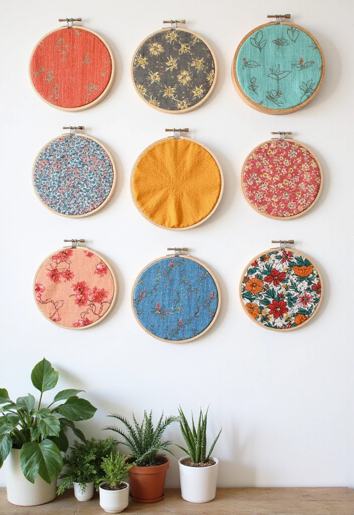 Easiest DIY Home Decor Projects EVER! (Perfect for Beginners) - 2. Fabric Wall Art