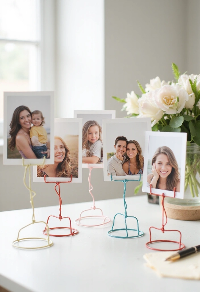 Easiest DIY Home Decor Projects EVER! (Perfect for Beginners) - 9. Wire Photo Holders