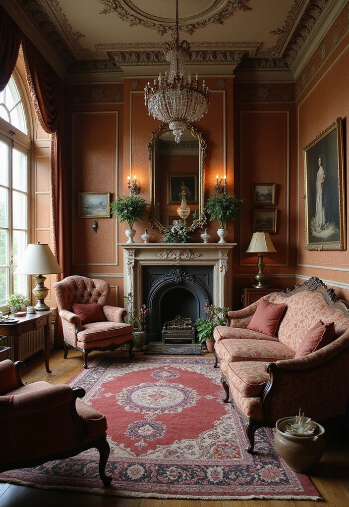 Obsessed! 9 Gorgeous Living Room Decor Ideas You Need to See! - 3. Vintage Elegance