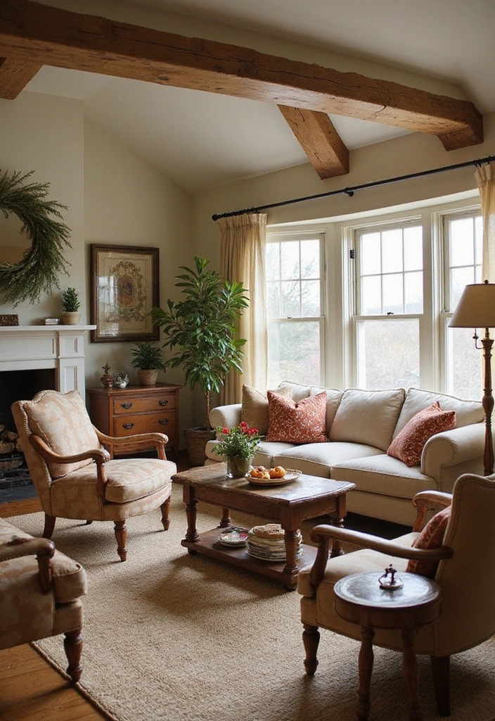 Obsessed! 9 Gorgeous Living Room Decor Ideas You Need to See! - 7. Farmhouse Charm