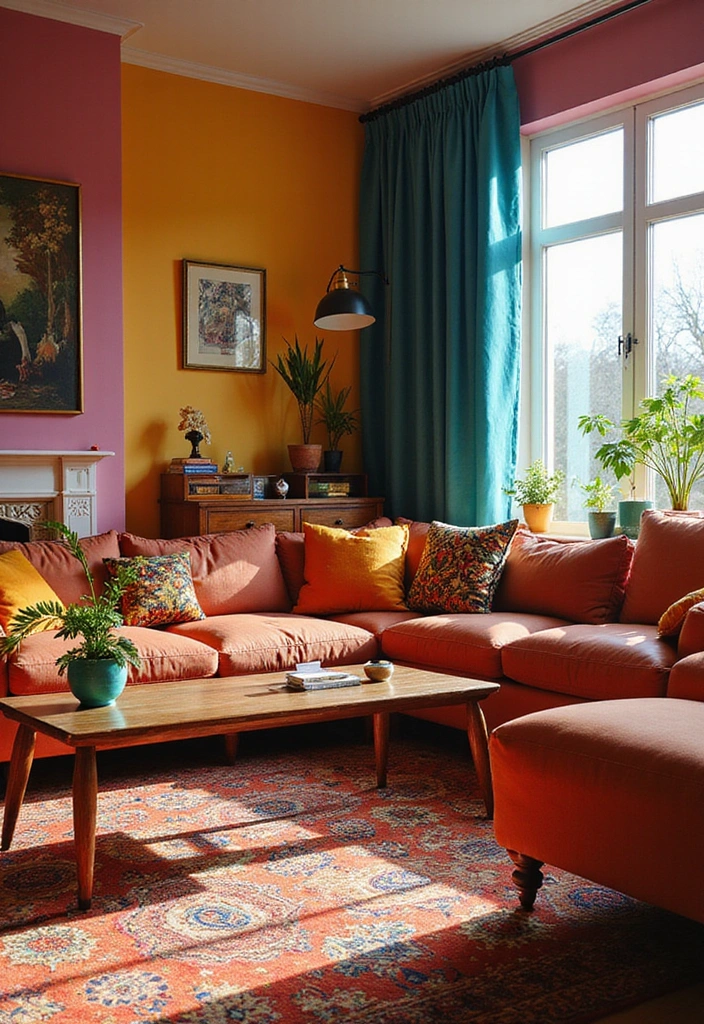 Obsessed! 9 Gorgeous Living Room Decor Ideas You Need to See! - 9. Color Pop