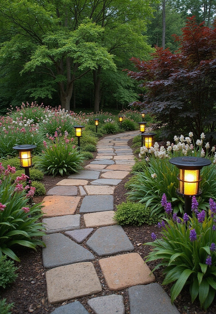 Transform Your Backyard: 5 Easy DIY Renovations That Will WOW Your Guests! - 5. Charming Pathway with Lighting