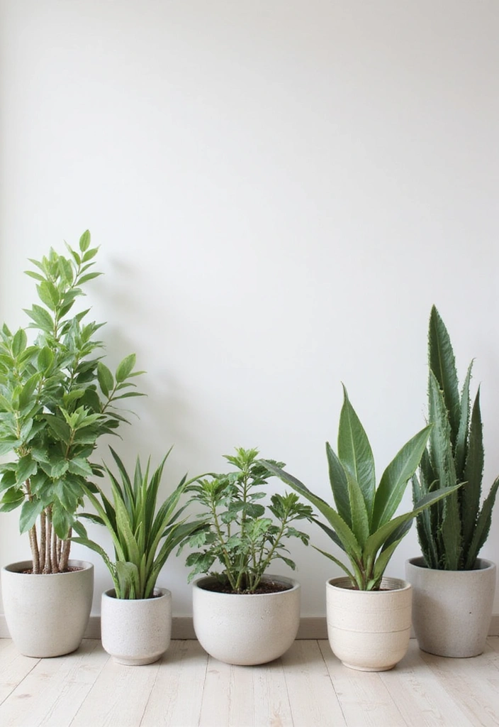 10 Minimalist Decor Ideas That Will Transform Your Space into a Calm Oasis! - 5. Add Greenery for Life