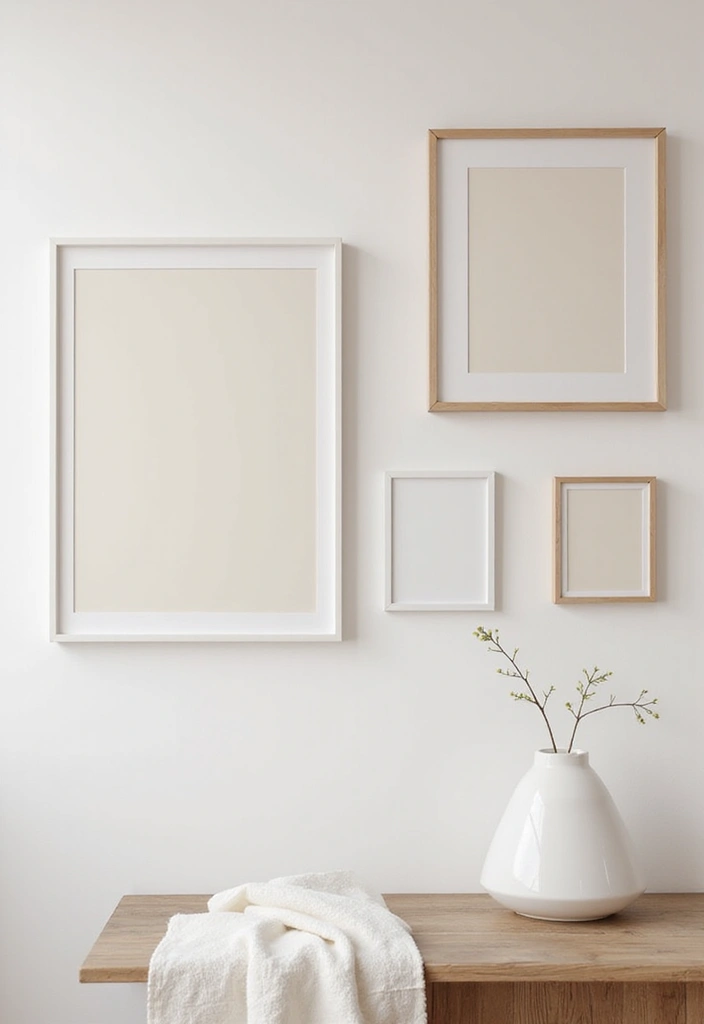 10 Minimalist Decor Ideas That Will Transform Your Space into a Calm Oasis! - 6. Use Minimalist Art