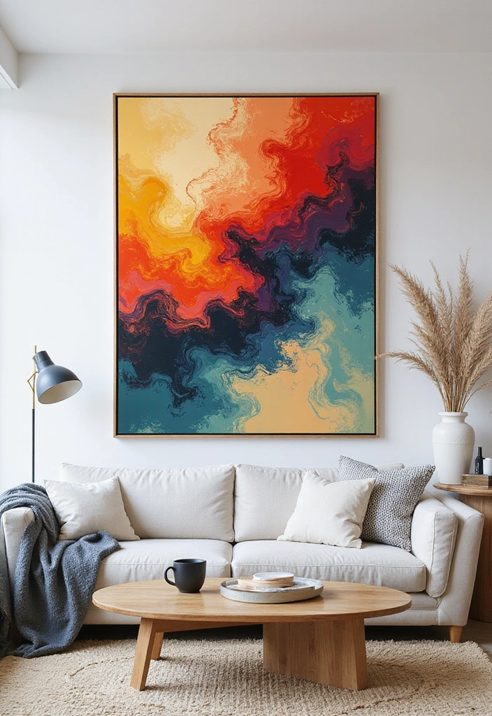 10 Modern Wall Art Trends You Can't Afford to Miss (Your Walls Will Thank You!) - 1. Oversized Abstract Art