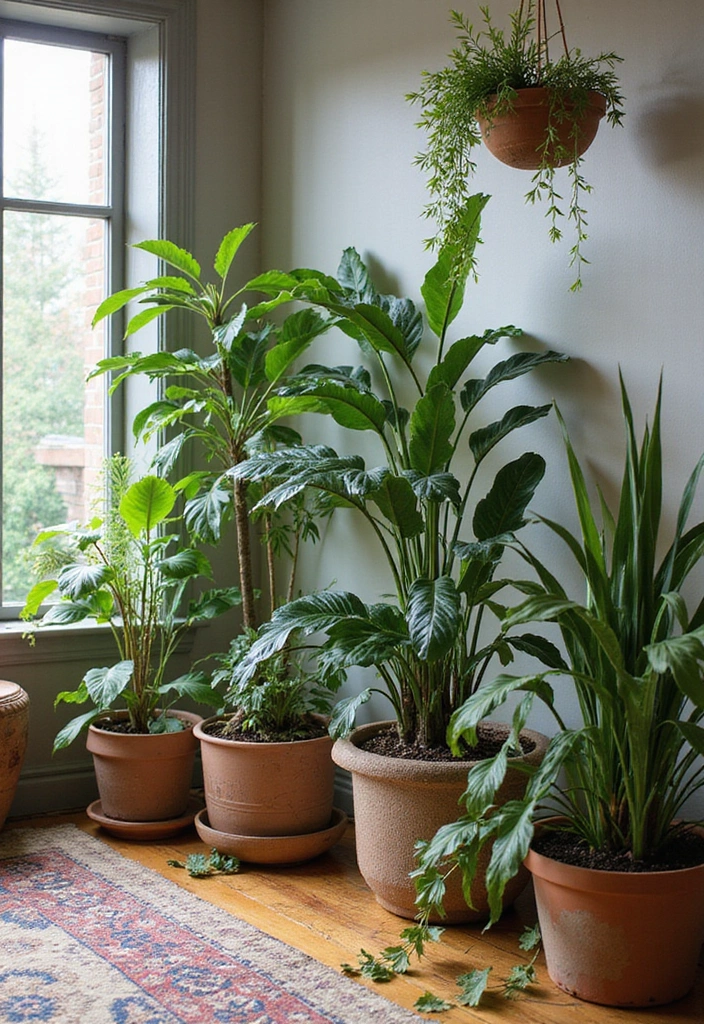 13 Eclectic Furniture Arrangements That Will Transform Your Space (You Won't Believe #5!) - 7. A Touch of Greenery