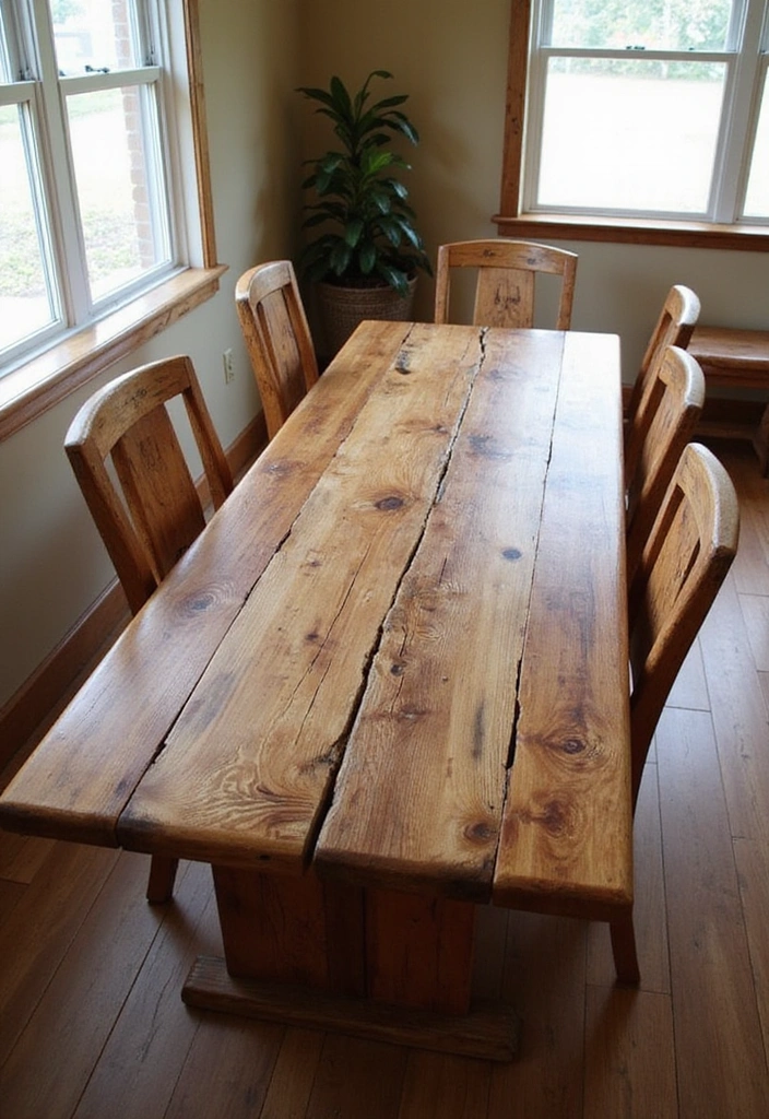 15 Sustainable Home Furnishings That'll Make You Rethink Your Decor Game! - 1. Reclaimed Wood Furniture