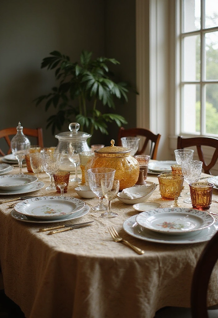 15 Vintage Home Accents That'll Transform Your Space into a Timeless Oasis! - 11. Vintage Glassware