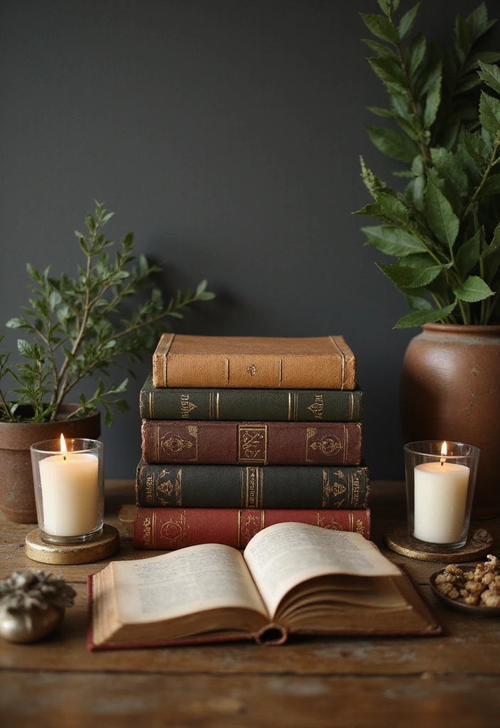 15 Vintage Home Accents That'll Transform Your Space into a Timeless Oasis! - 7. Vintage Books