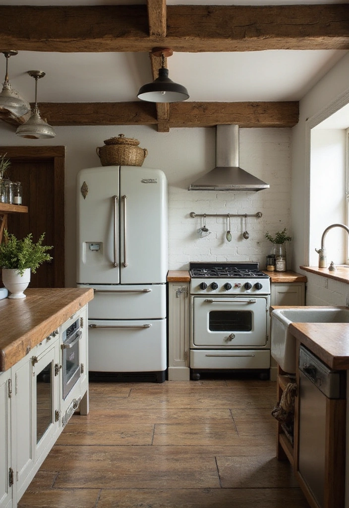 21 Stunning Farmhouse Kitchen Decor Ideas That Will Make You Fall in Love with Cooking Again! - 12. Farmhouse-style Appliances
