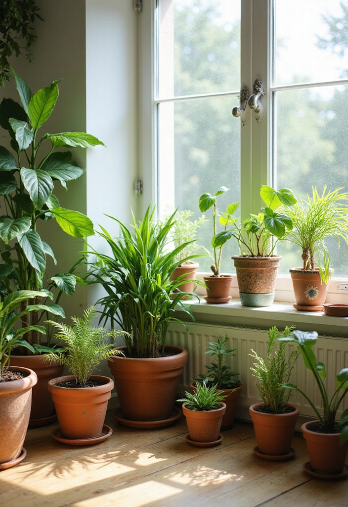 Dream Home on a Dime: DIY Home Decor Projects That Won't Break the Bank - 4. Potted Plant Displays: Bring Nature Indoors