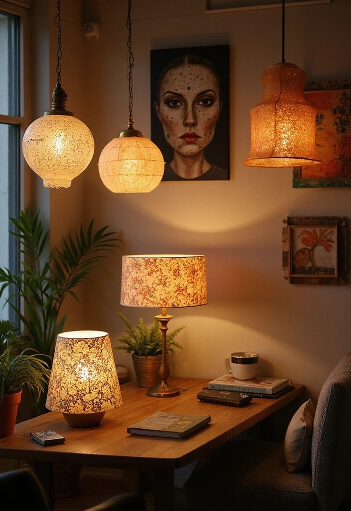 Dream Home on a Dime: DIY Home Decor Projects That Won't Break the Bank - 7. Customized Lighting: DIY Lampshades and Fixtures