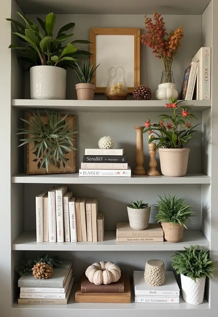How To Style Your Bookshelves for Maximum Impact - 10. Regularly Refresh Your Display