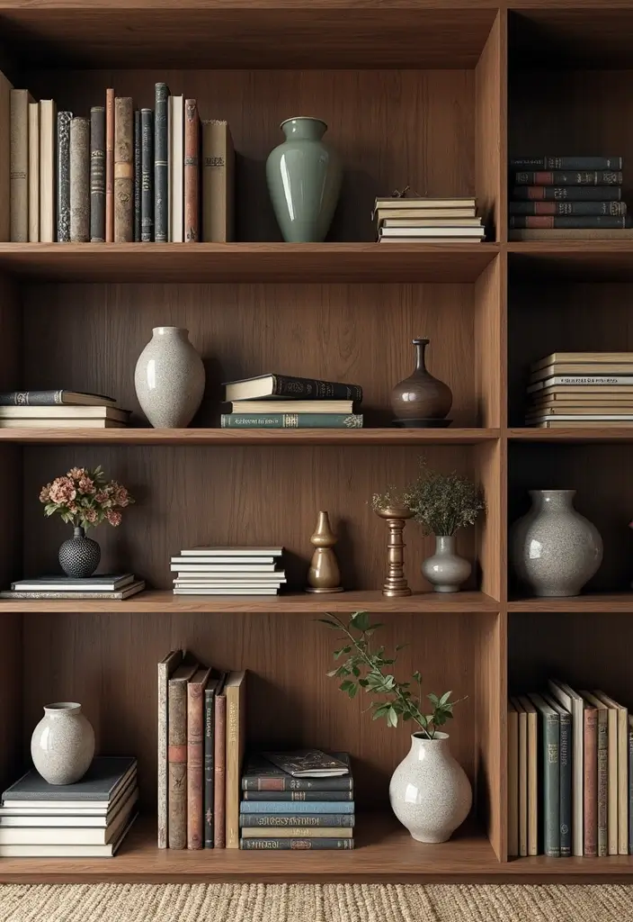 How To Style Your Bookshelves for Maximum Impact - 3. Play with Height
