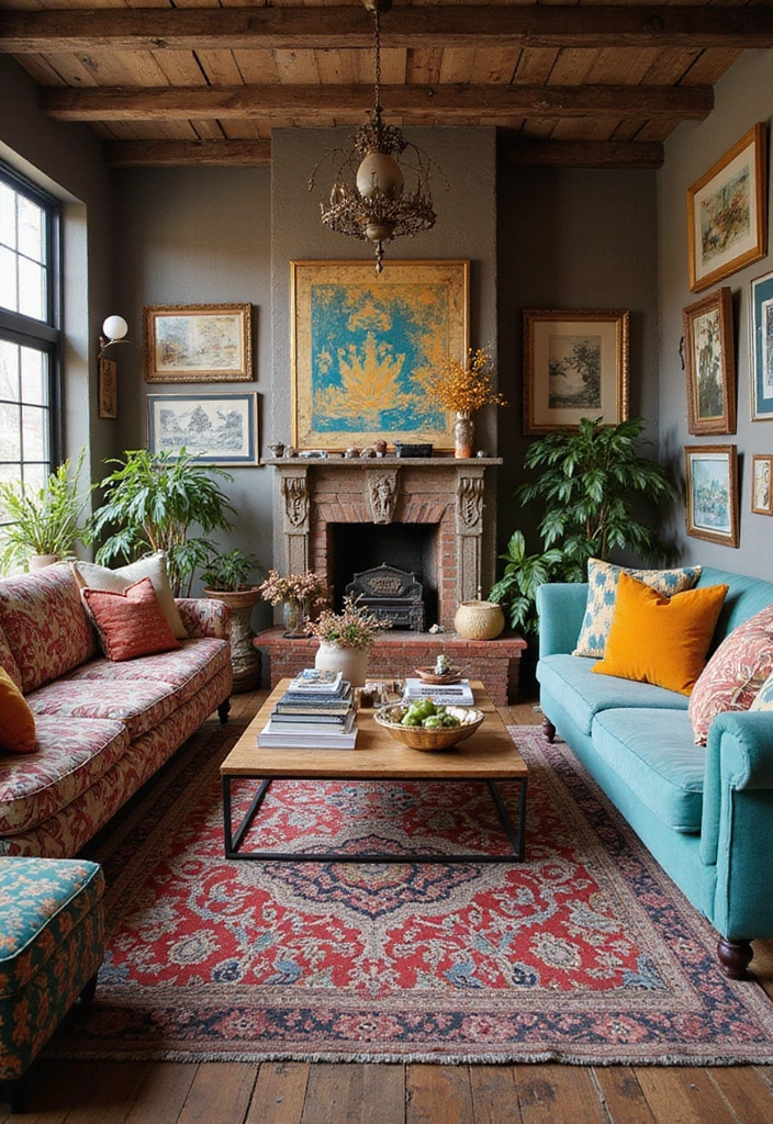 Secretly Judging Your Home's Style? Unlock Your Perfect Decor Personality! - 5. Eclectic Wonderland