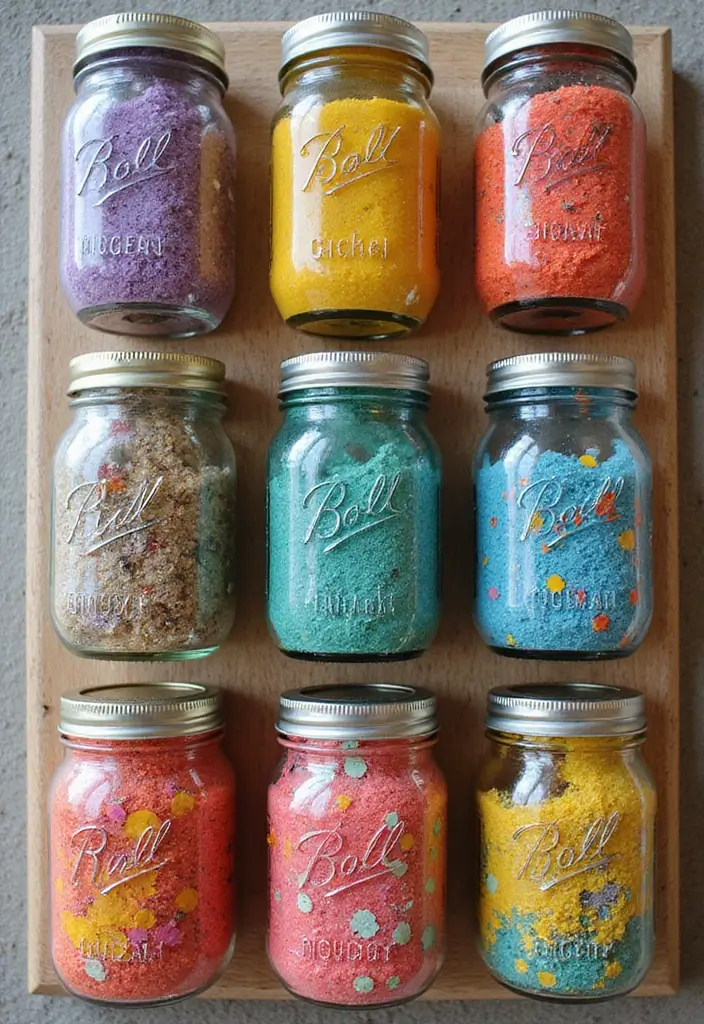 Transform Your Old Jars into Stunning Home Decor: 10 Easy DIY Ideas You Need to Try! - 10. Unique Wall Art