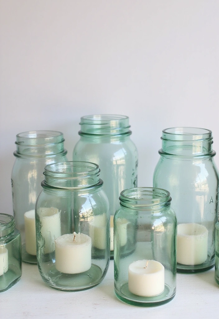 Unlock Your Dream Home: 10 Budget-Friendly Decor Hacks That'll Blow Your Mind! - 6. Upcycle Glass Jars